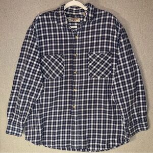 Vintage Big Mac workwear Shirt Mens XLT Plaid button down flannel top